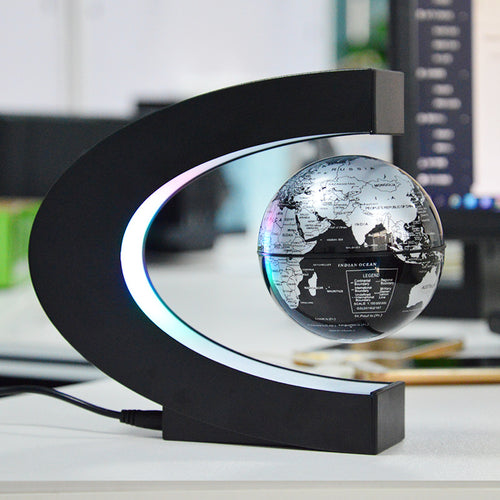 Globo Teráqueo Levitante con Luces LED – Decoración Tecnológica