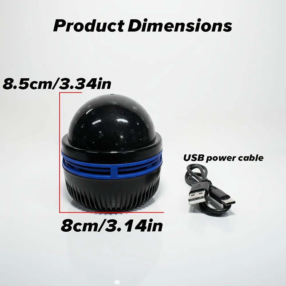 Proyector Galaxy RGB con Control Remoto y USB