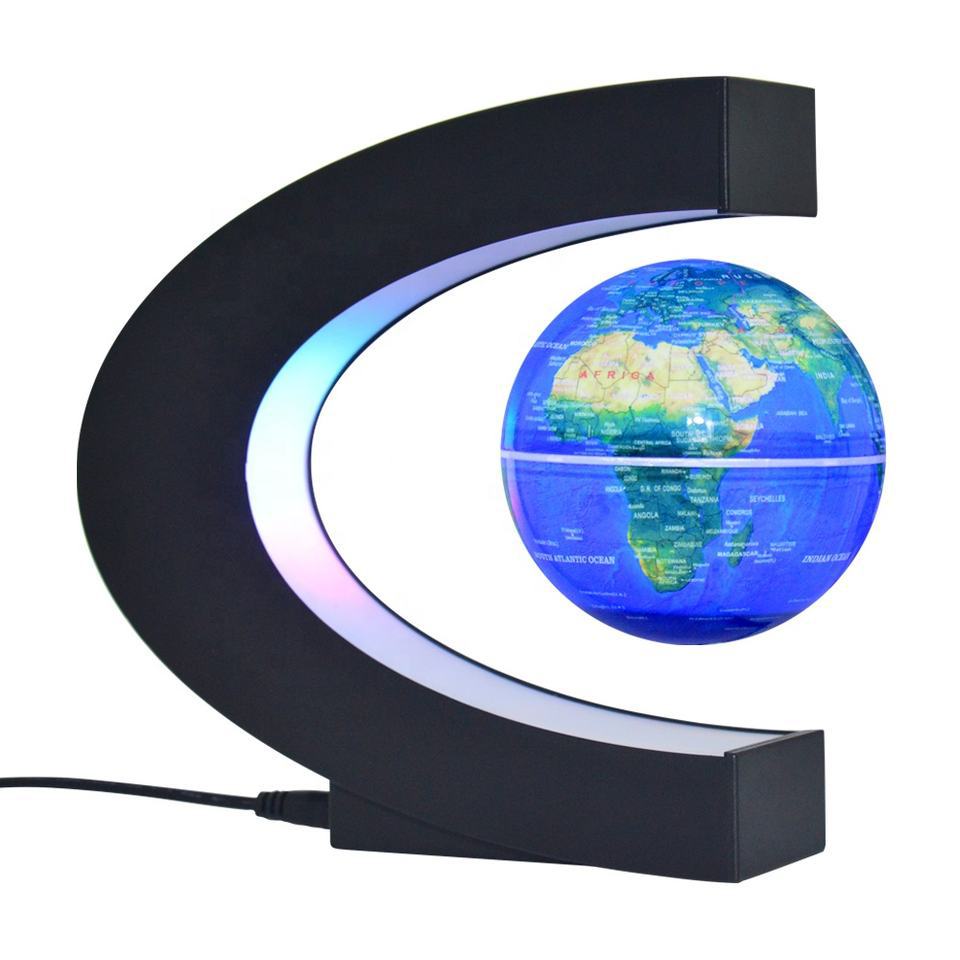 Globo Teráqueo Levitante con Luces LED – Decoración Tecnológica