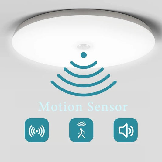 Motion Sensor PIR LED Ceiling Lamp 110V 220V Corridor Bedroom Toilet Light Human Body Induction - HN Smart Living